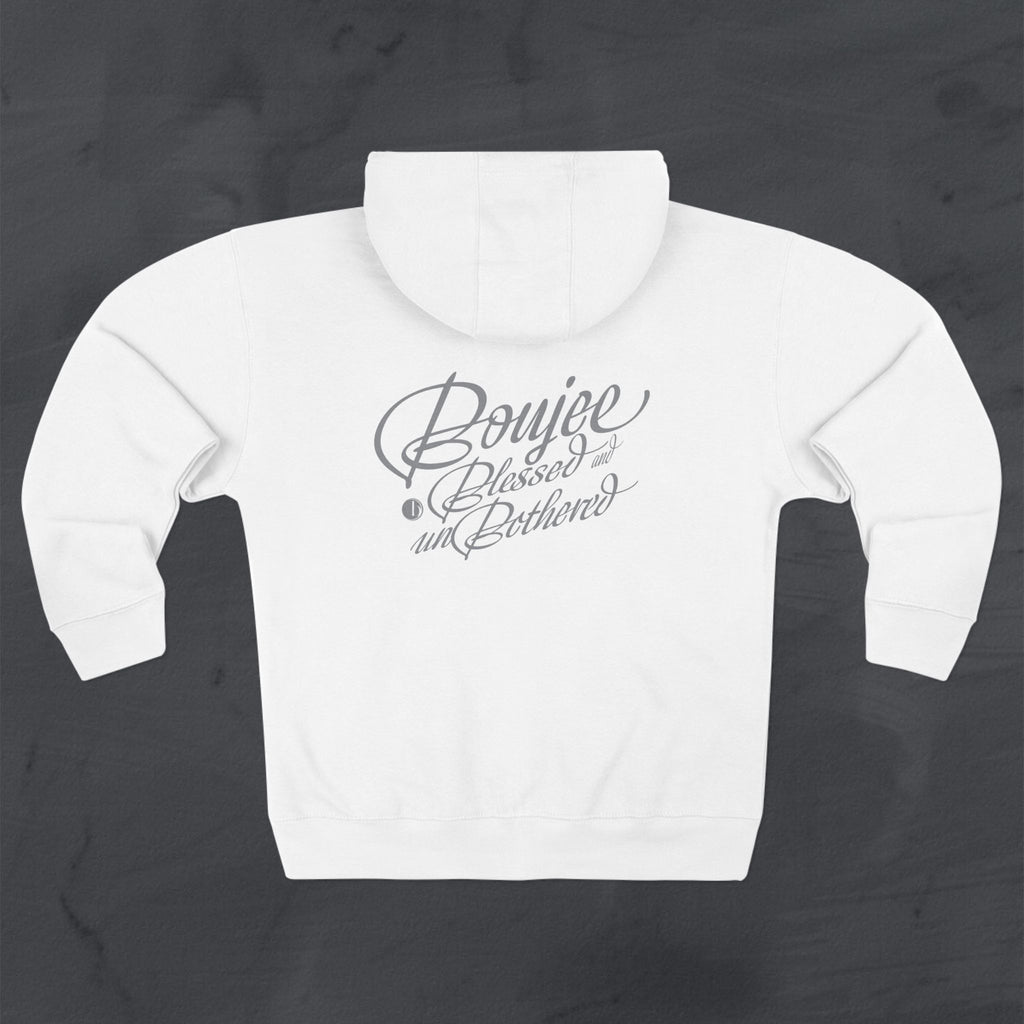 Boujee, Blessed & Unbothered™ Zip Hoodie