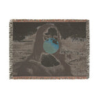 La Joconde à Bulles™ — Noir/Rose Heirloom Throw