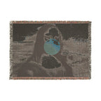 La Joconde à Bulles™ — Noir/Rose Heirloom Throw