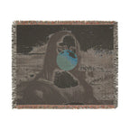 La Joconde à Bulles™ — Noir/Rose Heirloom Throw