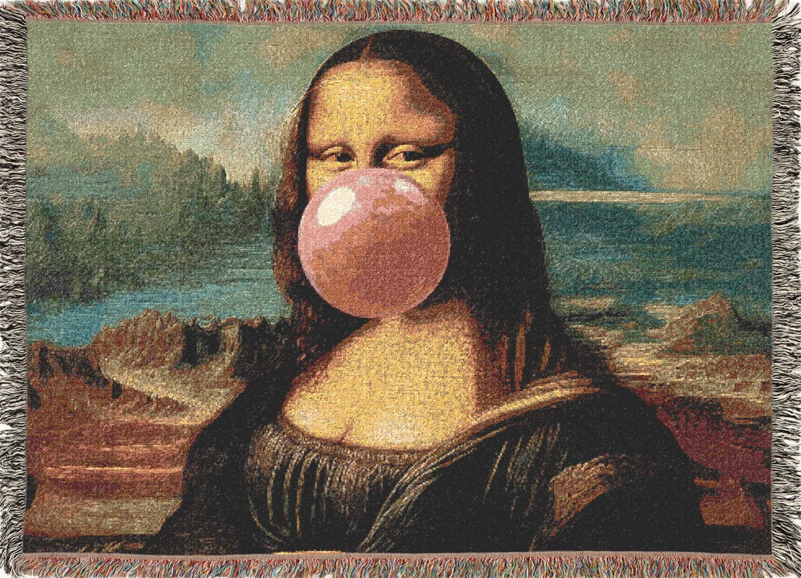 La Joconde à Bulles™ — Originale Heirloom Throw