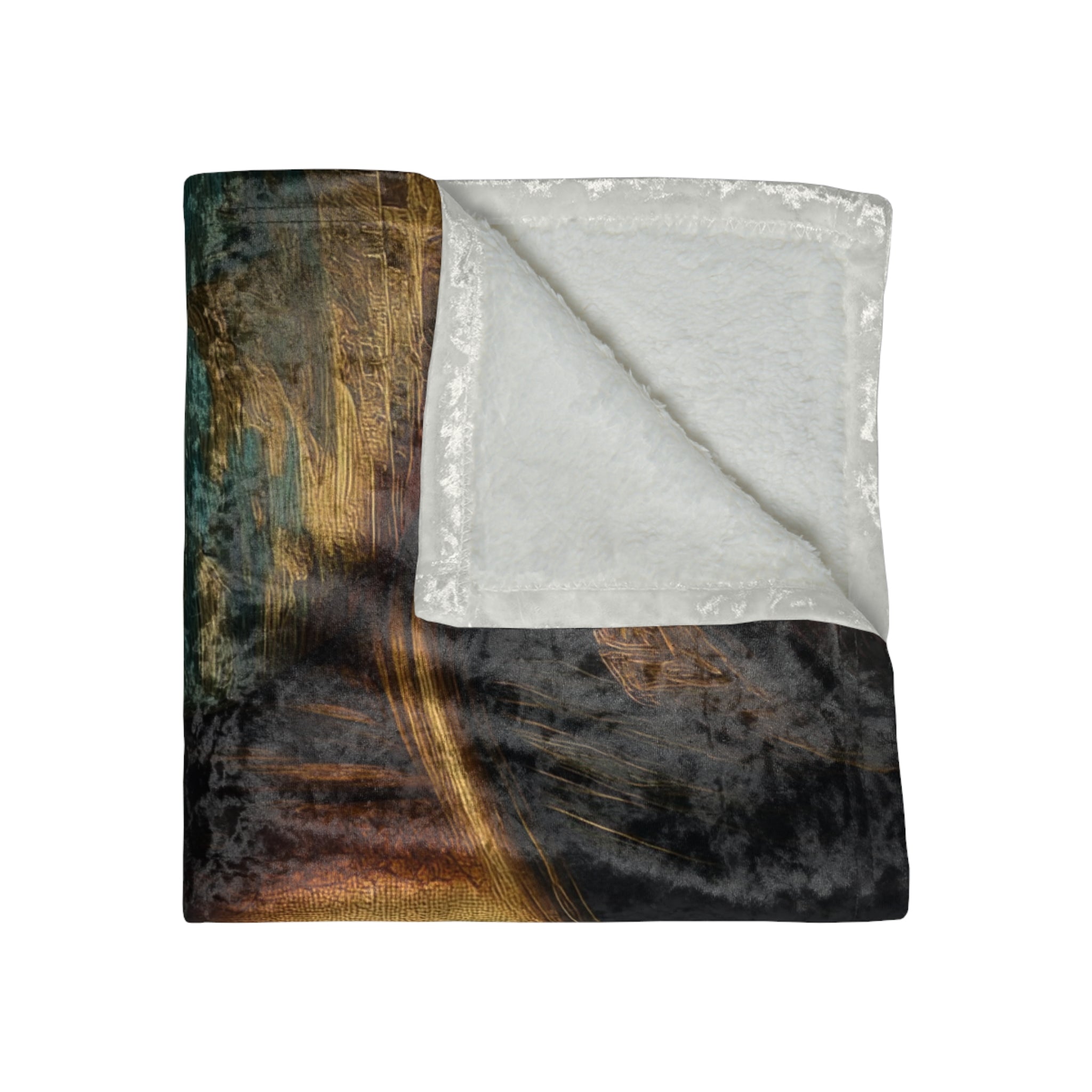 La Joconde à Bulles™ — Originale Crushed Velvet Throw
