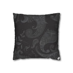 Noir Paisley Heirloom™ Pillow