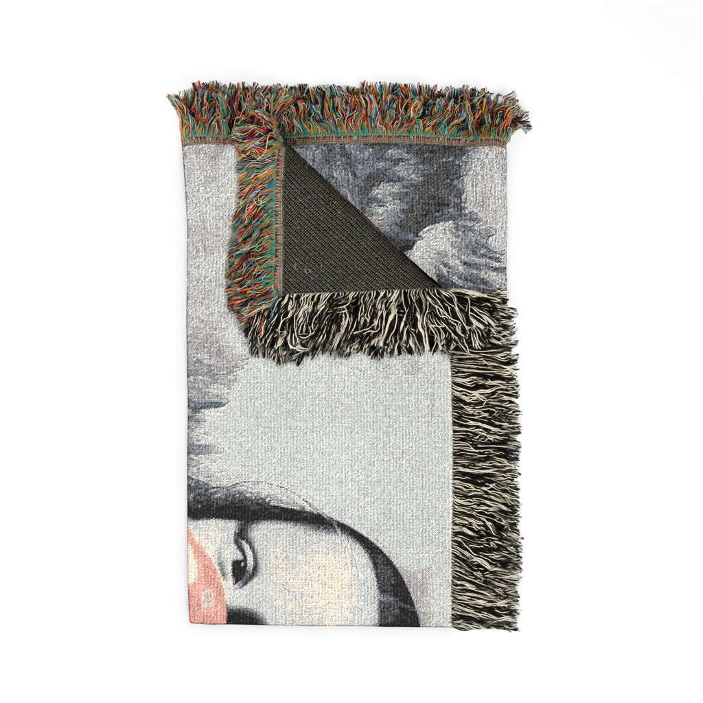 La Joconde à Bulles™ — Noir/Rose Heirloom Throw