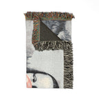 La Joconde à Bulles™ — Noir/Rose Heirloom Throw