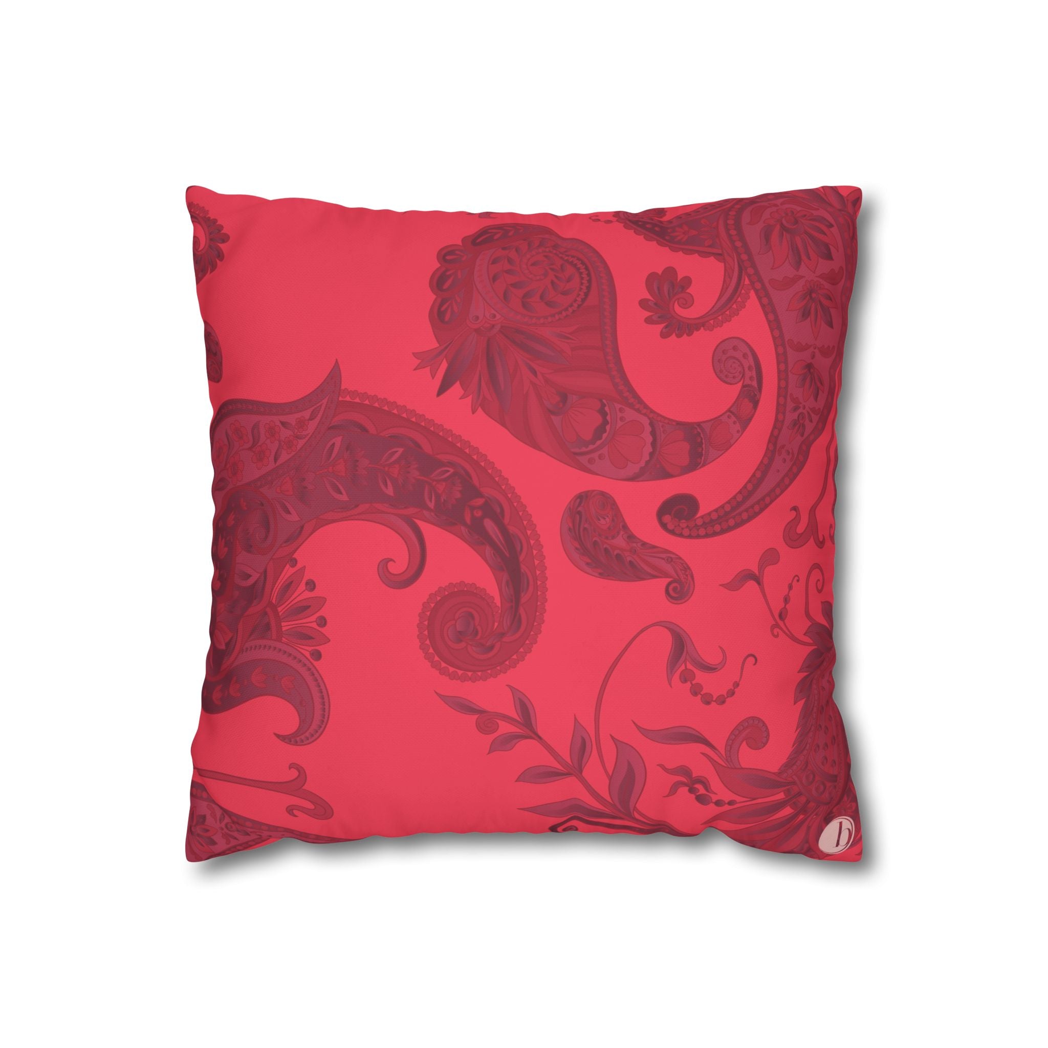 Rose Paisley Luxe™ Pillow