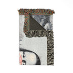 La Joconde à Bulles™ — Noir/Rose Heirloom Throw