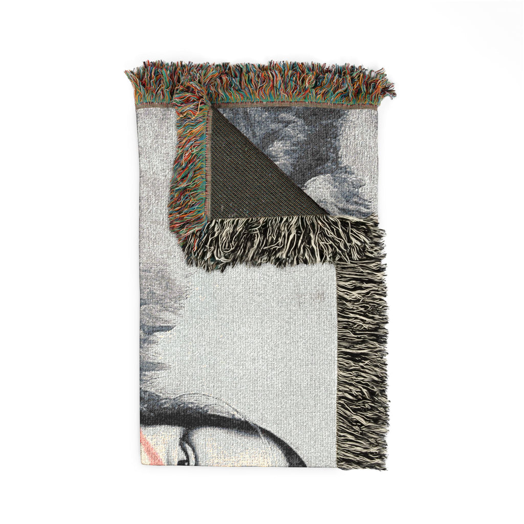 La Joconde à Bulles™ — Noir/Rose Heirloom Throw