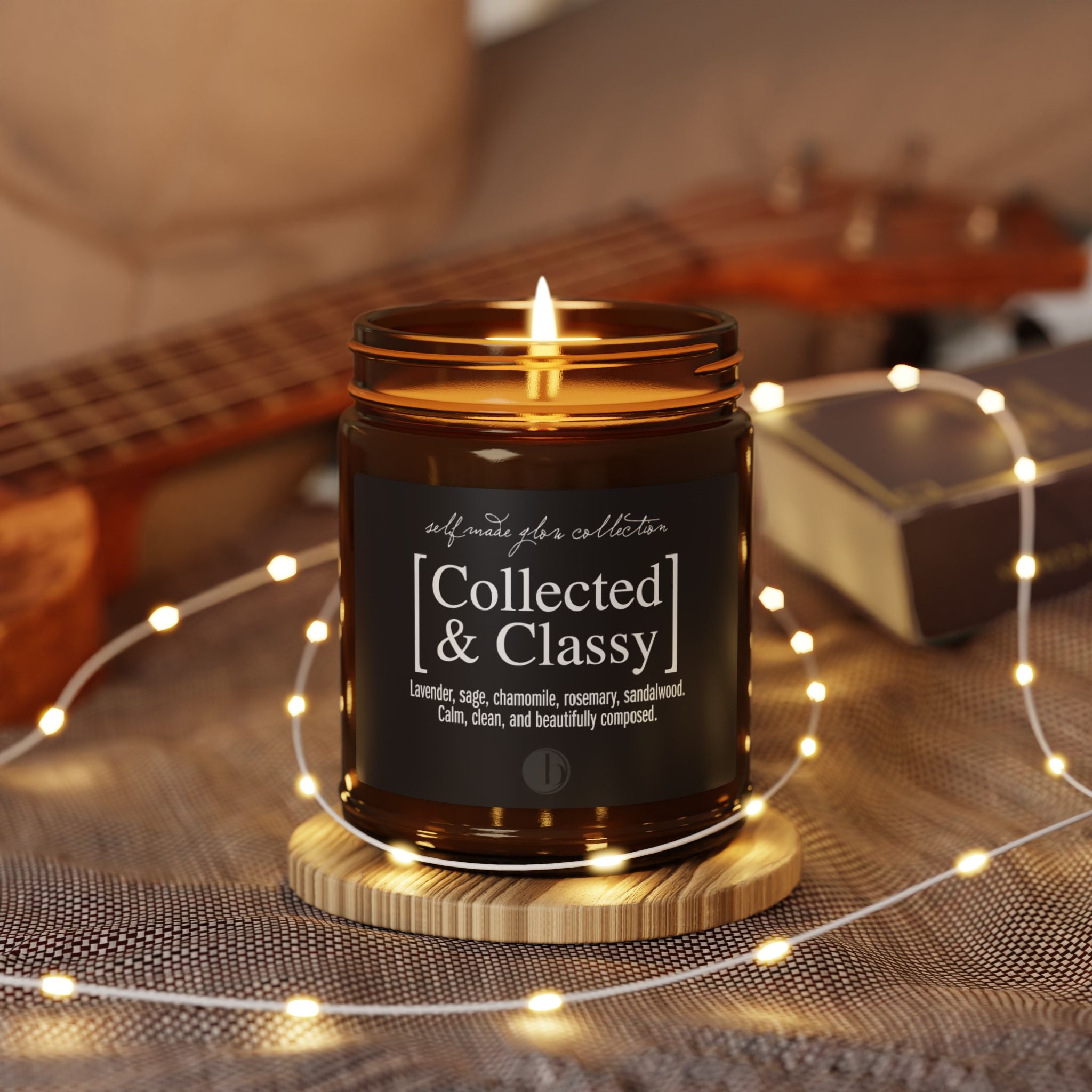 🌿 COLLECTED & CLASSY - Self Made Glow Candle Collection