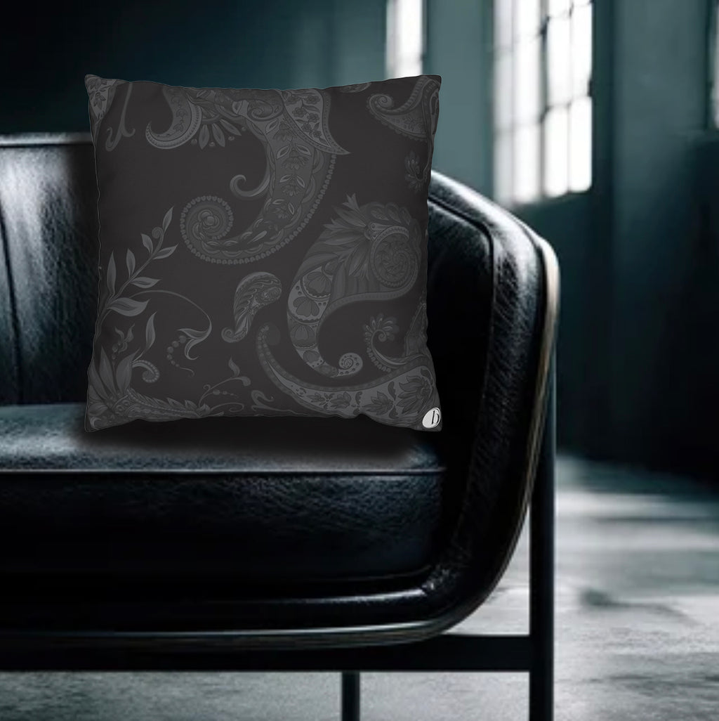 Noir Paisley Heirloom™ Pillow