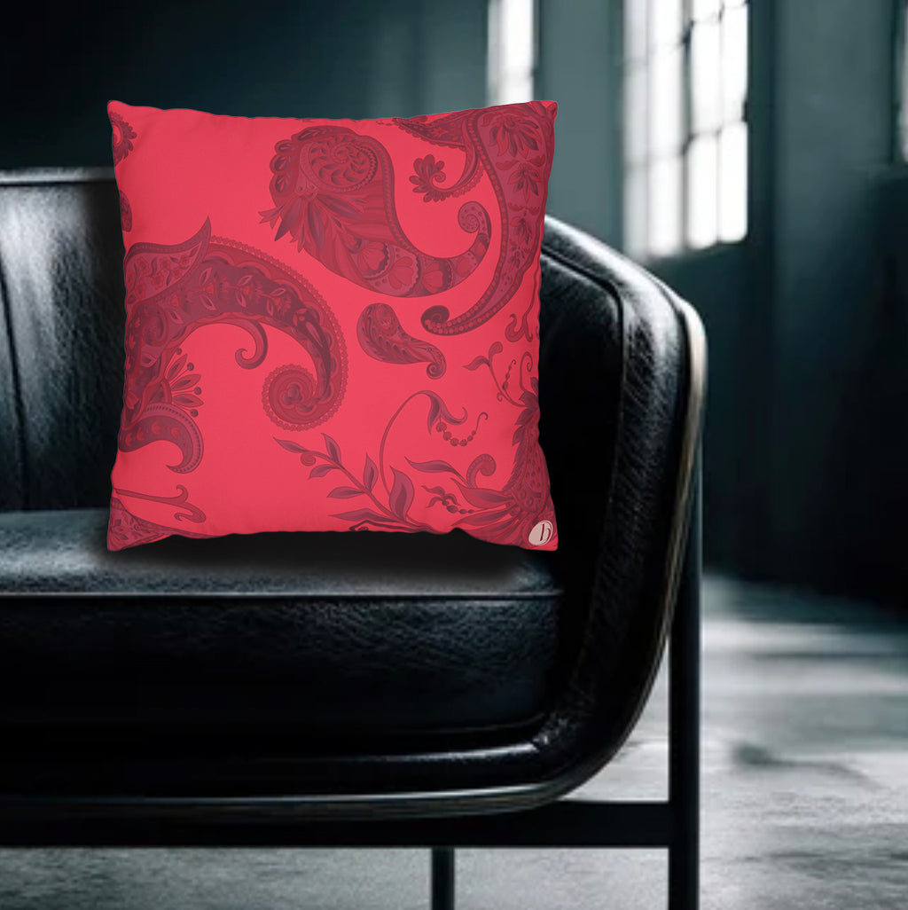 Rose Paisley Luxe™ Pillow