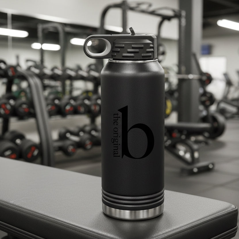 “Hydrate or Die-drate” — 32oz Bottomless Boujee Stainless Steel Water Bottle